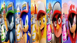 Download lagu Best '5' Sonic Dash Characters 🆚 Boss Fight - Sonic, Shadow, Red, Chuck & Werehog mp3
