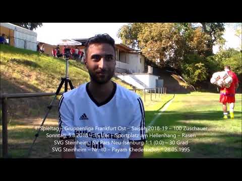 SVG Steinheim SV Pars Neu-Isenburg 7 Interviews SVG So. 5.8.2018