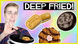 DEEP FRIED GIRL SCOUT COOKIES!