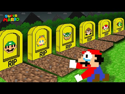 Mario R.I.P All Friends - Sorry Luigi, Peach, Bowser...Mario's Sad Story | Game Animation