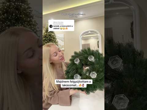Majdnem leégett az otthonom!🔥🧯 #hungary #christmas #missmood #diy #storytime #christmasdecoration