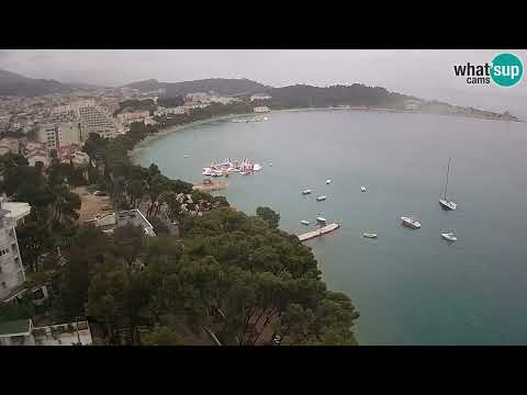 Kišni dan u Makarskoj - plaža Donja Luka, 15.06.2023.