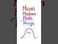 Introduction Of Statistics Mean Median Mode And Range Science Maths Statistics Math