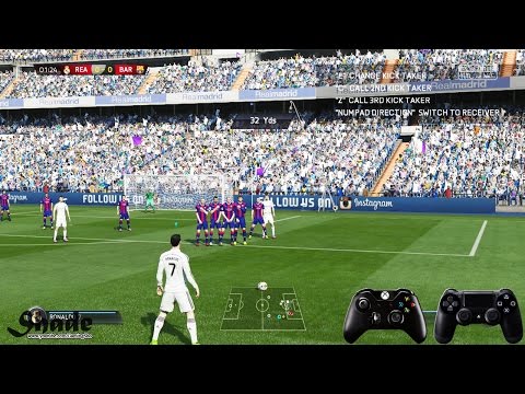FIFA 15 Free Kick Tutorial | Xbox & Playstation | HD 1080p