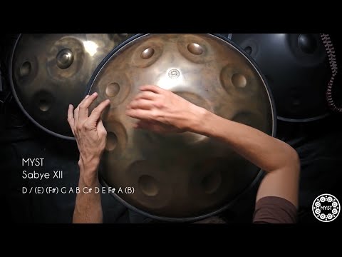 Myst Instruments Handpan - Sabye XII - D major (demo 2)