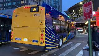 MTA Bus: 2024 New Flyer XD40 Xcelsior #9315 Q6 Bus at Sutphin Blvd/91 Av
