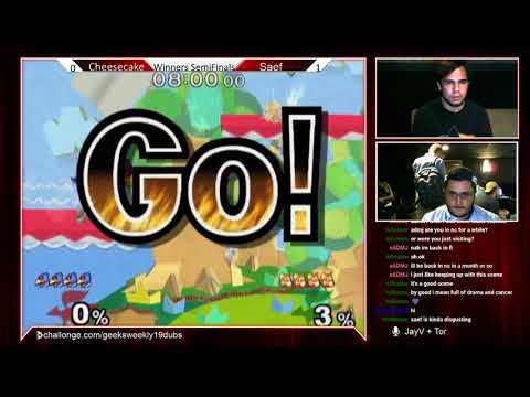 Geeksboro Melee Weekly 19 - Cheesecake vs Saef