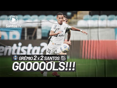 GRÊMIO 2 X 2 SANTOS | GOLS | BRASILERÃO (24/06/21)