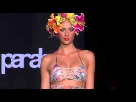 Juliana Moreira for "PARAH" Blue Beach Summer 2014 MIlan by Fashion Channel