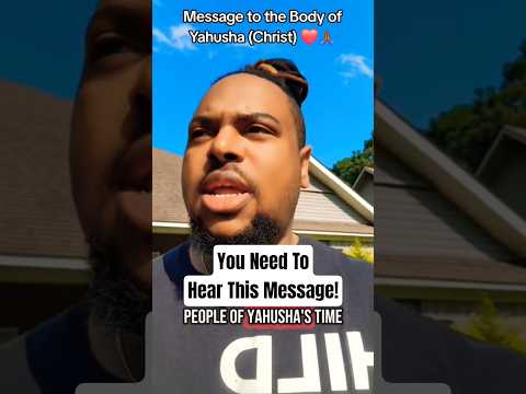 Important Message to the Church of Jesus Christ!🙏🏾❤️