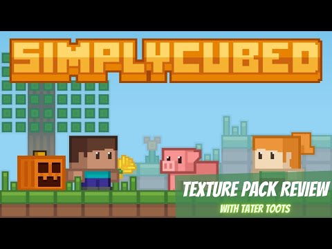 EPIC Texture Pack Review! Simply Cubed - Minecraft