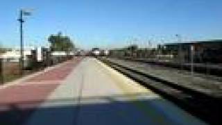 preview picture of video 'CalTrain Baby Bullet at San Mateo Hayward Park Station'