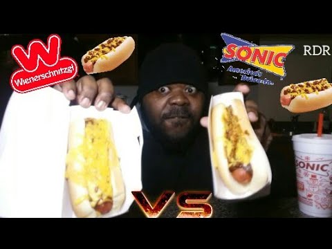 Wienerschnitzel Chili Cheese Dog VS. Sonic Chili...