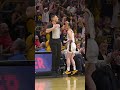 This Angle Reaction To Caitlin Clark Hitting Three From Beyond Her 22 Logo At Iowa
