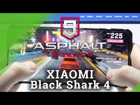 Asphalt 9 Game Test on XIAOMI Black Shark 4 – Short Gameplay