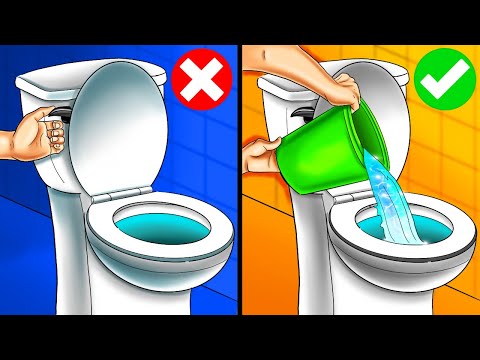 Part of a video titled Voilà Pourquoi Verser de l'Eau dans la Cuvette Équivaut à Tirer la Chasse
