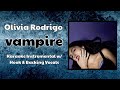Olivia Rodrigo - vampire - Karaoke Instrumental w/ Hook & Backing Vocals