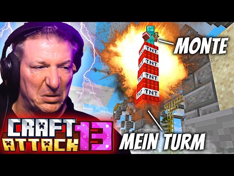 MONTE will meinen EIFFELTURM SPRENGEN💥🤬 + ERSTES mal NETHER🔥🤣 | SCHRADIN bei CRAFT ATTACK 13 #2