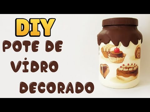 DIY: How to Make Mason Jar Craft Ideas -  Chocolate Cupcake  Decor  Decoupage Tutorial