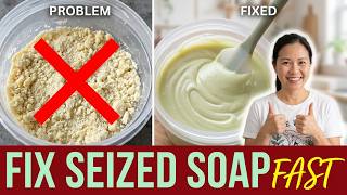 STOP Soap Seizing! Fix Thick Batter FAST (Cold Process DIY)