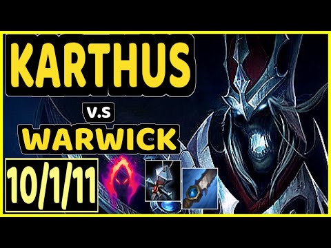 PANTS ARE DRAGON (KARTHUS) vs WARWICK - 10/1/11 KDA JUNGLE GAMEPLAY - NA Ranked MASTER