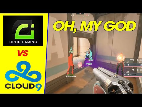 REVENGE: Cloud 9 vs OPTC - VALORANT HIGHLIGHTS| VCT Stage 1 Challengers NA Playoffs - Part 1