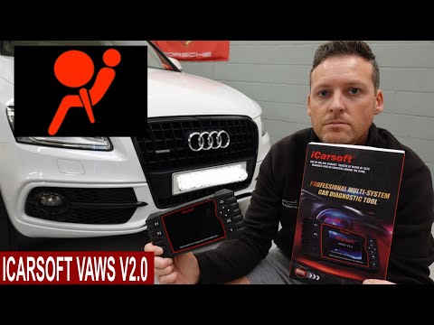 iCarsoft VAWS v2.0 OBD2 Scan Tool SRS Airbag Diagnose/Reset for VAG Audi VW Seat SKoda