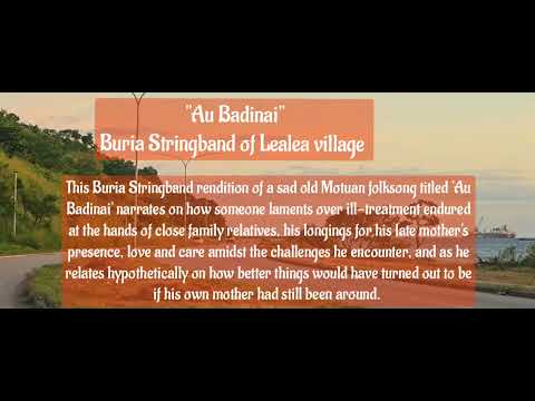 'Au Badinai' - Buria Stringband of Lealea village, Central province, PNG 🇵🇬