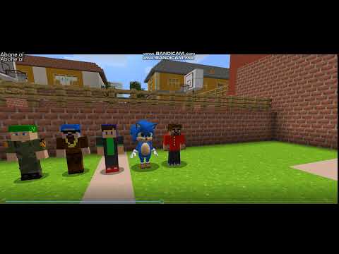 Okuldaki çocuklar kaslı oldu! Minecraft