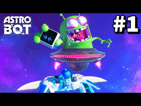 ASTRO BOT (PS5) - 100% Platinum Walkthrough Part 1: Gorilla Nebula (PS5 4k)