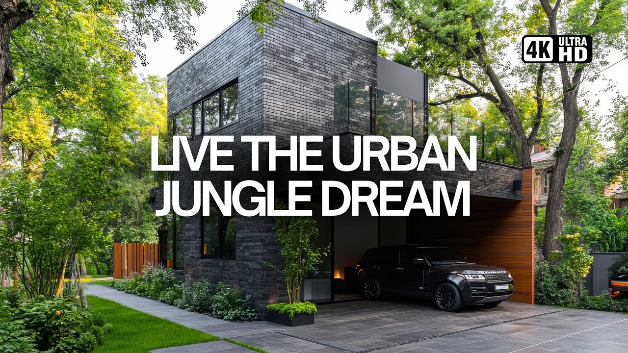 Modern Minimalism Meets Urban Jungle | luxury landscape design