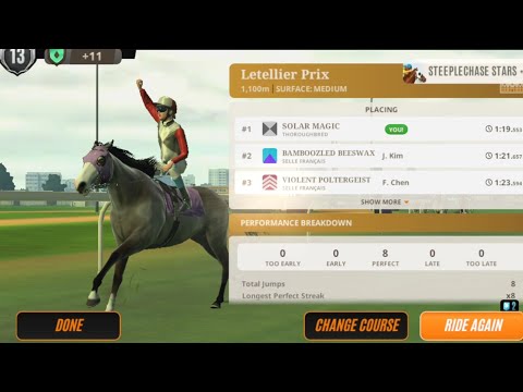 Rival Stars Horse Racing - Steeplechase Gameplay (P. 2) New - YouTube