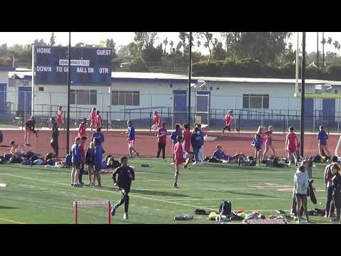 JVB 200m Heat 2 vs Troy 3-14-18 - Los Alamitos Boys