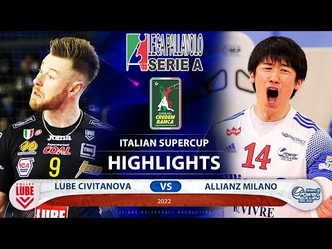 Highlights | Lube Civitanova vs Allianz Milano | Italian Super Cup 2022