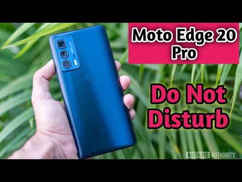 Do Not Disturb On In Moto Edge 20 Pro, Do Not Disturb Setting In Moto Edge 20 Pro,