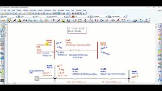Load Flow Analysis for Transmission Line in ETAP