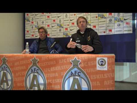 Presskonferens efter AFC-ÖFK