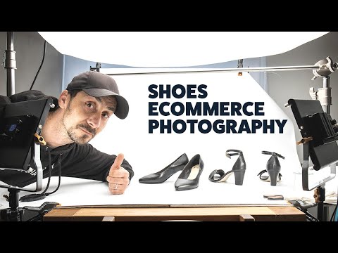 How to photograph shoes for eCommerce - Full affordable setup