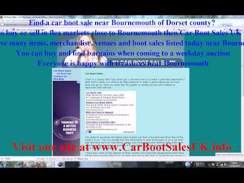 download lagu mp3 mp4 Car Boot Sale Bournemouth, download lagu Car Boot Sale Bournemouth gratis, unduh video klip Car Boot Sale Bournemouth