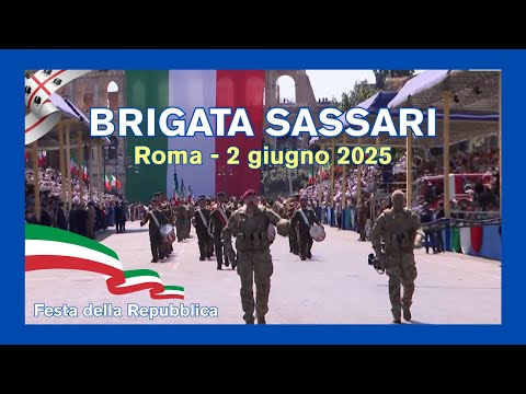 Sassari Brigade - Rome, June 2, 2025 - Military Parade for Republic Day