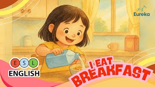 Learn English through Stories✨ | Level Pre-A1 | Fun Morning Routine for Preschoolers