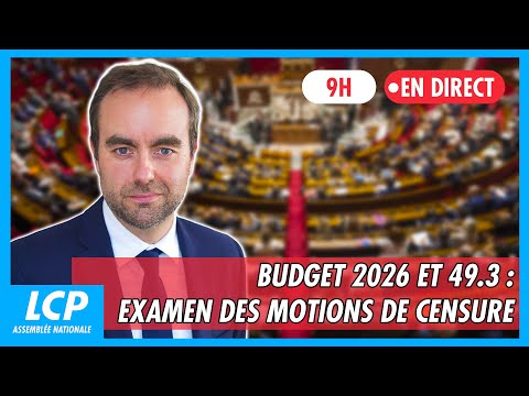 [DIRECT] Budget 2026 et "49.3" : examen des motions de censure - 23/01/2026