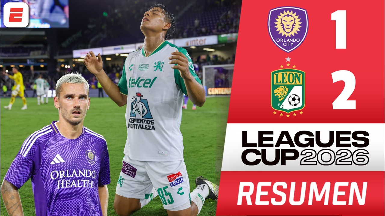 LEÓN REMONTA y SORPRENDE a GRIEZMANN en ORLANDO para mantenerse invicto en la Leagues Cup | Resumen