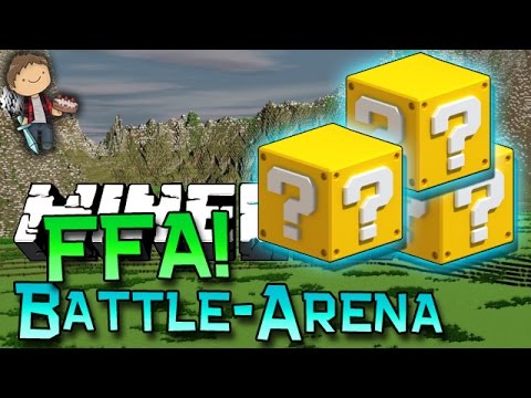 Minecraft: LUCKY BLOCK BATTLE-ARENA FFA! Modded Mini-Game w/Mitch & Friends!