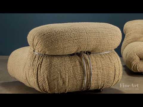 Due Poltrone 'Soriana', Afra & Tobia Scarpa per Cassina