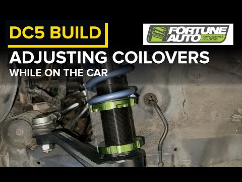 Fortune Auto Coilovers: How to adjust coil-over height while on your car