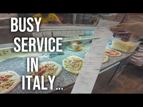 What Service Looks Like In Italian Pizzeria..