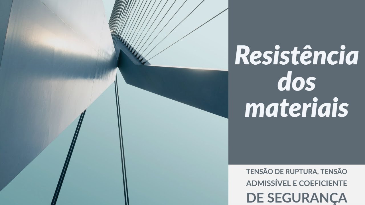 Tensão de Ruptura, tensão admissível e coeficiente de segurança