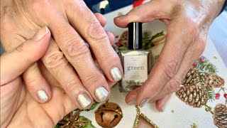 Festive manicure for my mom feat. Manucurist "Disco"