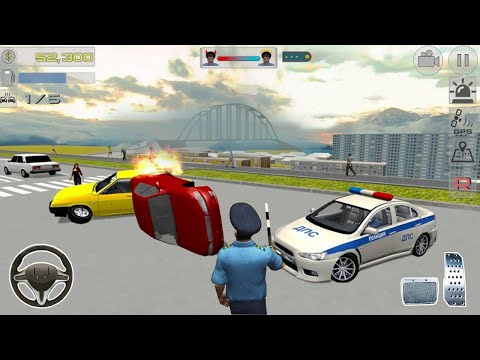 Traffic Cop Simulator 3D - New Police Car and Sports Bike - Traffic Policeman Simulator Games